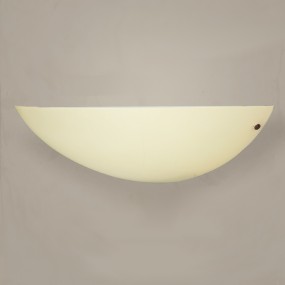 Applique LM-3460 2 AG 48CM E27 LED classica vaschetta  vetro crema bianco satinato lampada parete interni