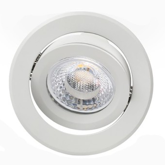 Moderner LED Einbaustrahler PAN International TURN INC0005 INC00025 GU10 verstellbarer Spot Aluminium
