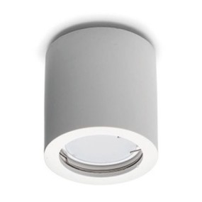 Plafoniera BF-MINIMAL TONDO 8898 8900 GU10 10W lampada soffitto cilindro gesso bianco dipingere interno