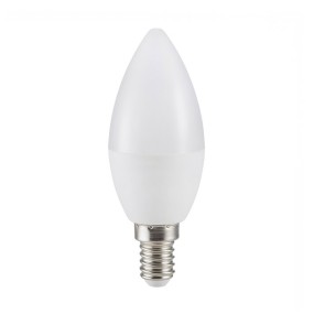 Confezione 10 Lampadine Gea Led GLA236C E14 7W LED 480Lm 160° 3000°K luce calda plastica bianca interno