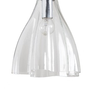Lampadario moderno Padana Lampadari CASPER 1110 1 E14 LED metallo vetro cristallo sospensione