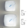 SV-STONE Deckenleuchte E27 LED moderne Glas-Deckenleuchte mehrfarbig innen IP20