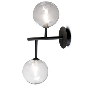 Deckenleuchte Illuminando BOLLE AP2 G9 LED Metall Glaskugeln Lampe Deckenwand modernes klassisches Interieur