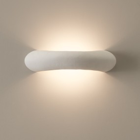 Applique Toscot CARRARA 1110 34 LED R7S LED maiolica terracotta artigianale lampada parete biemissione interno