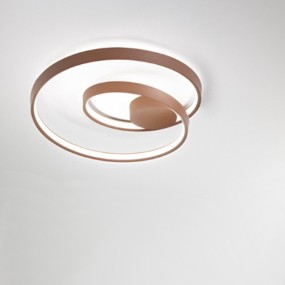 Plafoniera classica Perenz RITMO 6617 E LC LED lampada soffitto cannella