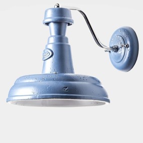 Applique Toscot TORINO 820 E27 LED 27CM maiolica toscana lampada braccio parete artigianale rustica terracotta interno