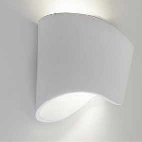 Applique Belfiore 9010 2503 18W LED 2700Lm 3000°K ceramica verniciabile lampada parete classica modena interno