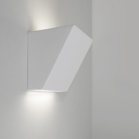 Applique Belfiore 9010 2601A 6W LED 900LM 3000°K 220V ceramica verniciabile lampada parete interno