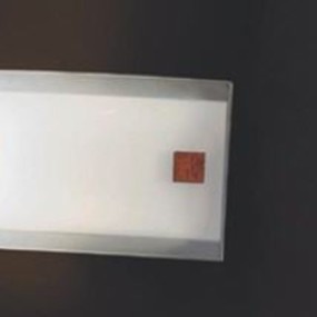 Applique moderno Linea Light group MILLE W1 LED 7836 vetro lampada parete