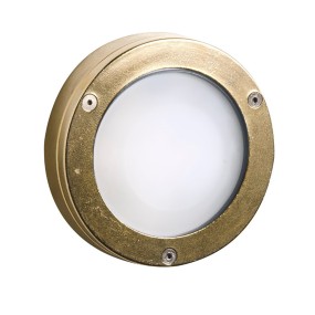 Applique Lampadari Bartalini SOL 1 esterno ottone lampada parete soffitto classica Gx5.3 IP65
