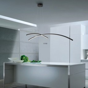 Lustre ultramoderne Redo Group KATANA 2102 45W LED 2710LM dimmable suspension intérieure