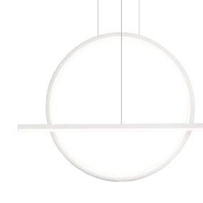 Lustre Redo Group GIOTTO 1734 49W LED blanc dimmable suspension intérieure ultra-moderne