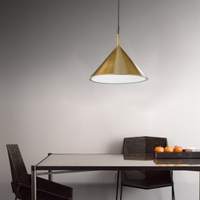 Sospensione ottone Gea Luce BARBIE SG E27 LED alluminio lampada soffitto classica rustica