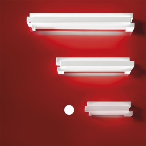 Applique moderno Promoingross REFLEX A27 WH LED metallo switch lampada parete