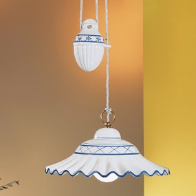 Due P Auf und Ab Kronleuchter Beleuchtung 2382 S E27 LED Keramiklampe Deckenaufhängung