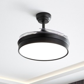 Ventilatore soffitto Perenz OPEN 7166 N CT LED bianco dinamico lampada soffitto