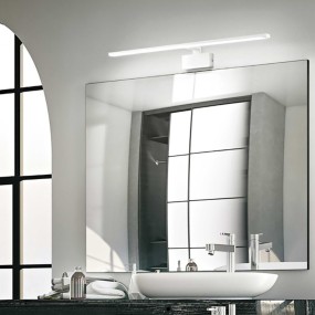 Ideal Lux LED-Wandleuchte ALMA BIG moderne Wandleuchte mit quadratischen Spiegeln