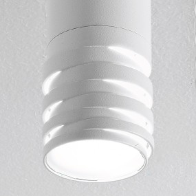 Plafoniera led Gea Luce EMILY P GU10 bianco lampada soffitto moderna