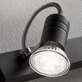 Moderne Stromschiene Illuminando ZELIG 4 NR GU10 LED verstellbare Wand- und Deckenstrahler