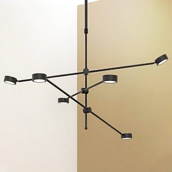 Lampadario moderno Sikrea POINT S N 7395 GX53 LED metallo lampada soffitto