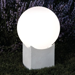Lampioncino esterno rustico Toscot Atlante 941 E27 LED h62 lampada terra