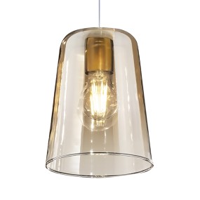 Lampadario classico Top Light SHADED 1164OS S8 T AM vetro lampada soffitto